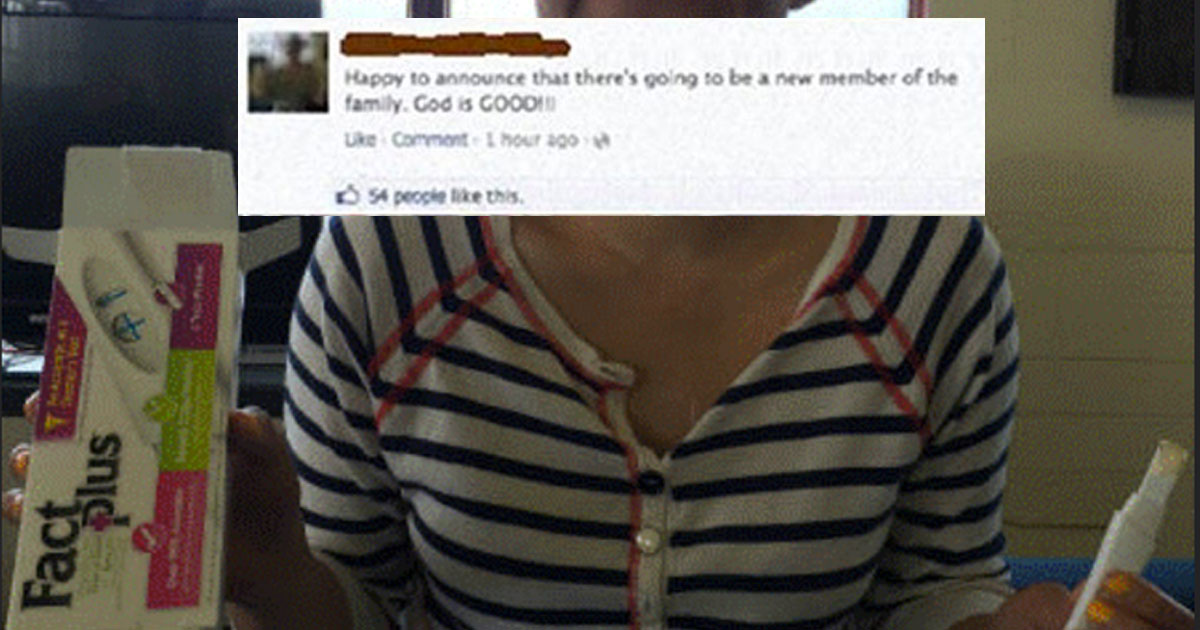 Cheating Wife Announces She's Pregnant On Facebook And Gets Totally Destroyed For It
