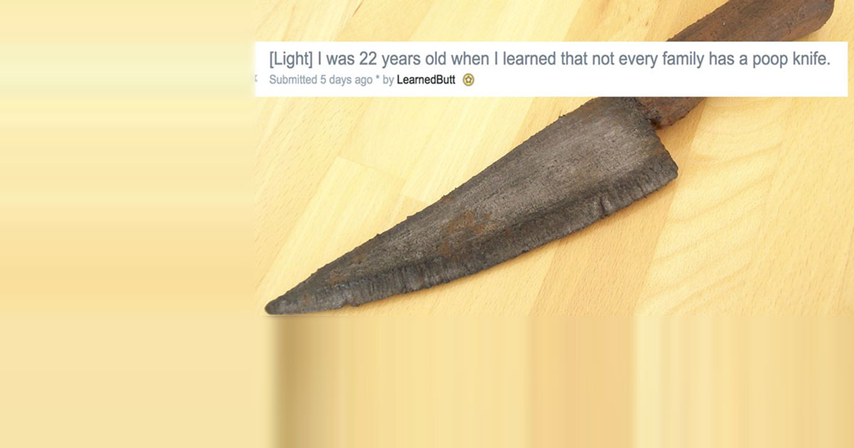 Apparently A Lot Of People Have ‘Poop Knives’ And They’re So Much More Gross Than You Think