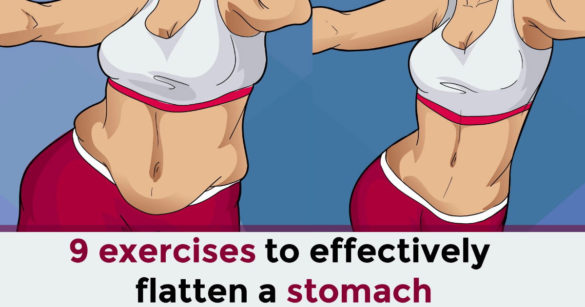 9 Great Exercises That Can Give You A Flat Tummy